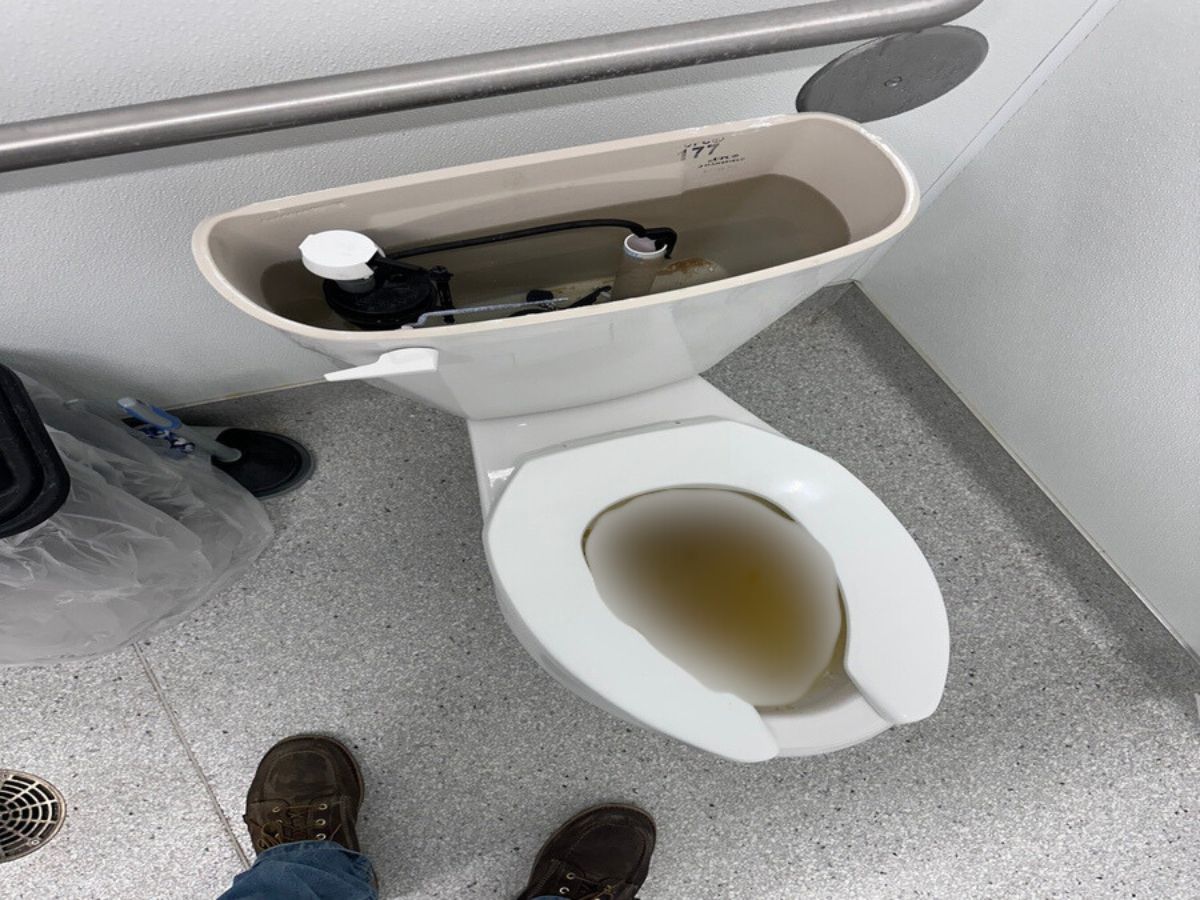 Before: Plumbing Retrofit